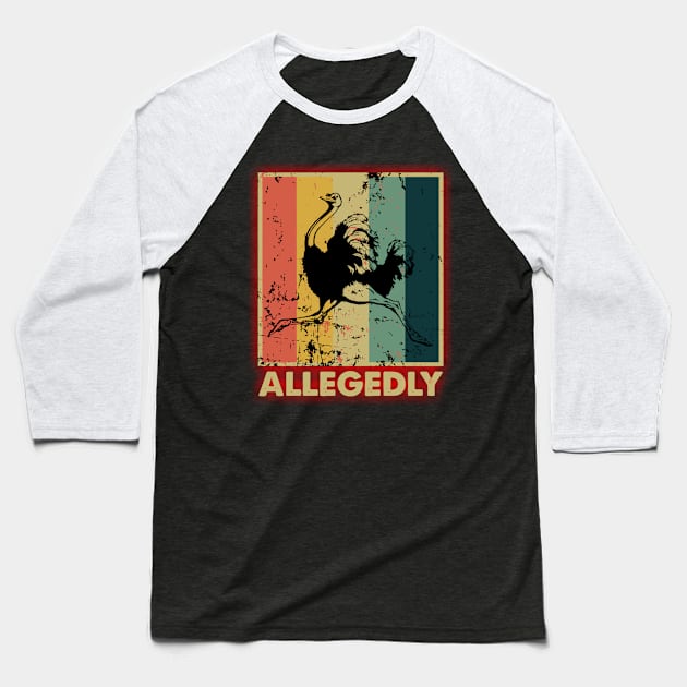 Vintage Allegedly Baseball T-Shirt by batinsaja